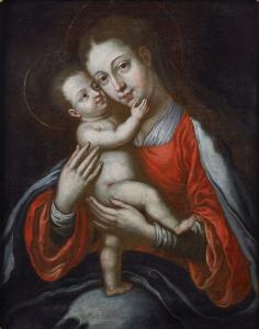 Madonna con Bambino Scuola Umbra '600 VENDUTA